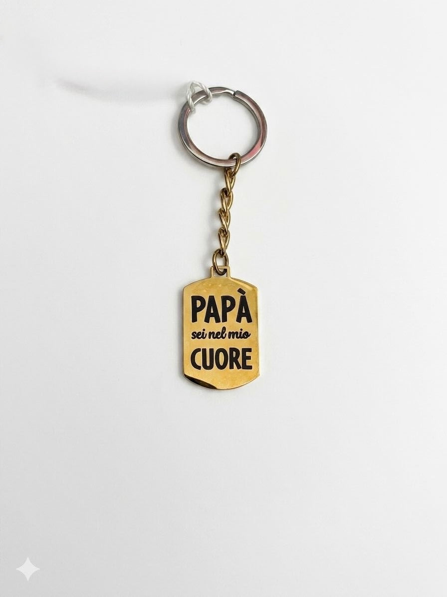Portachiavi Minimal papà