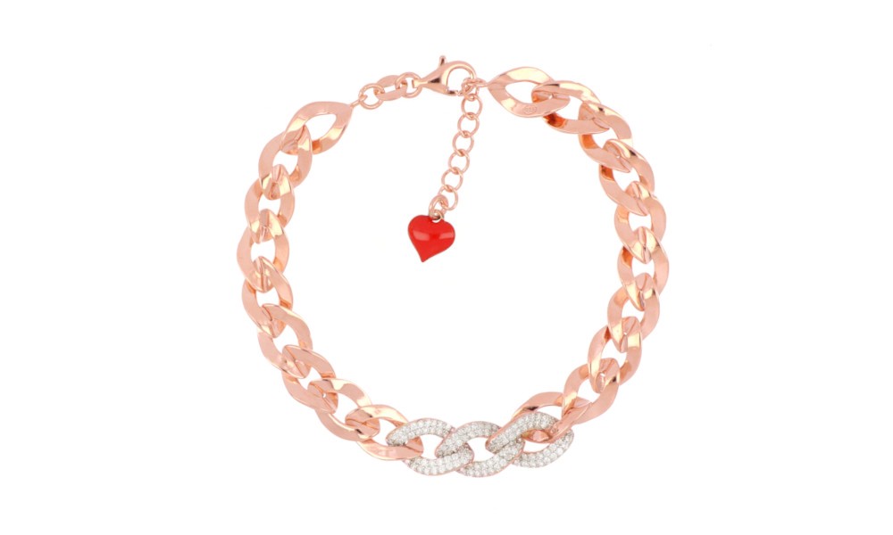 Bracciale a catena Kiss&Link