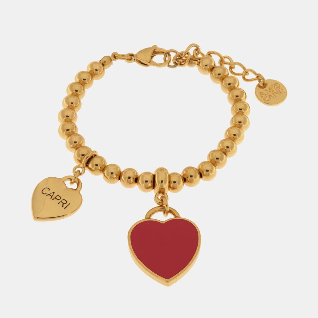 Bracciale con cuore pendente