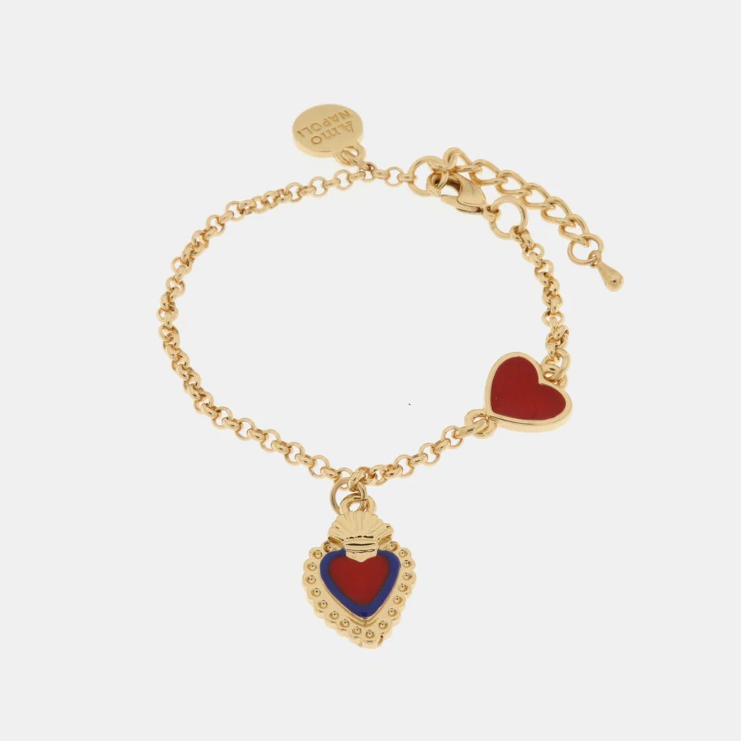 Bracciale con cuore sacro