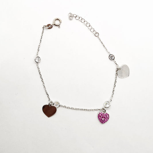 Bracciale con Cuori