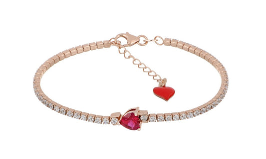 Bracciale Tennis Mi Ruby il Cuor