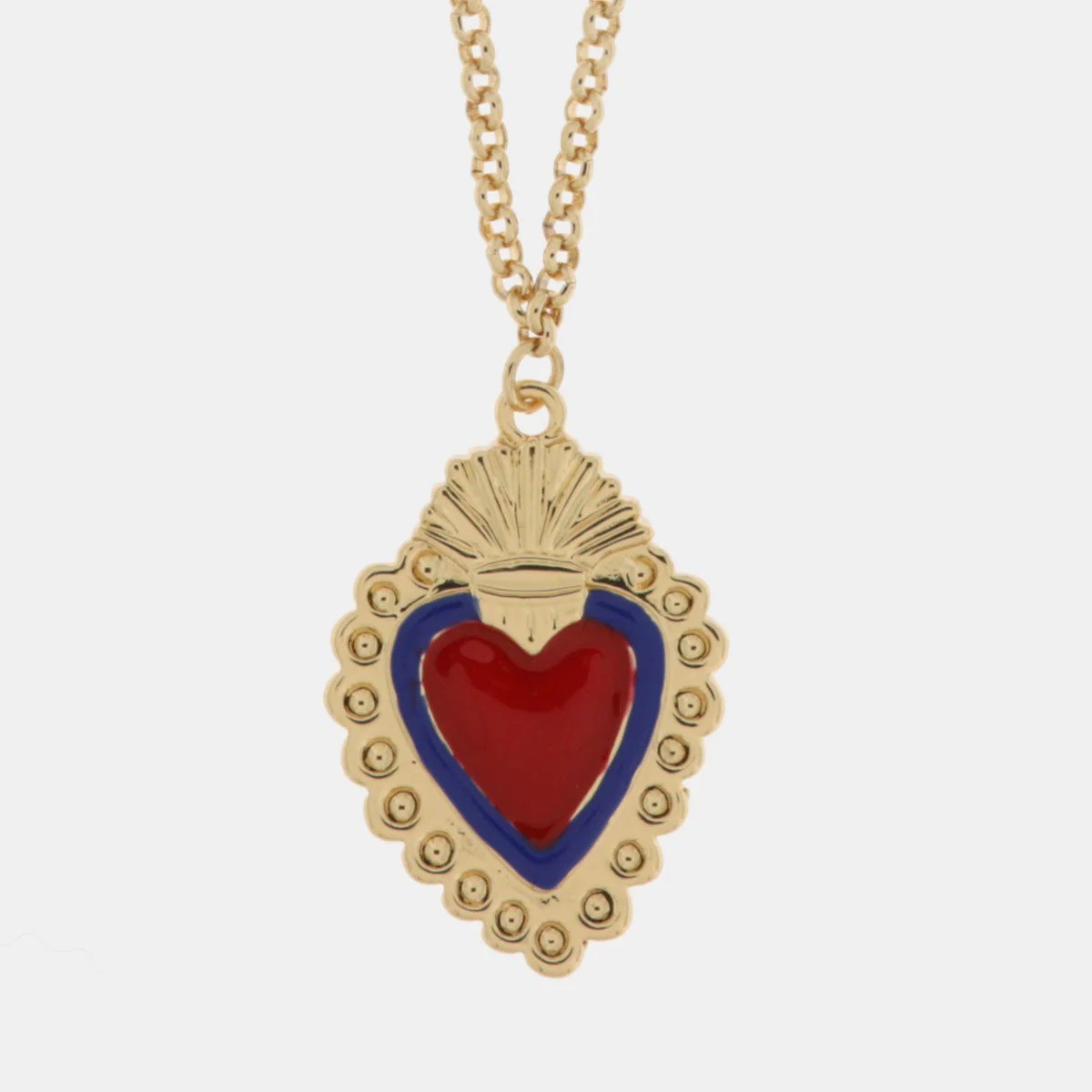 Collana con sacro cuore